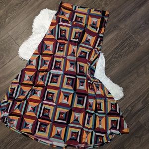 Lularoe Maxi Skirt, L, Silky, excellent condition!